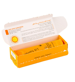 ضد آفتاب اصل لافارر SPF50 بی‌رنگ و ضد لک، مناسب پوست چرب و آکنه‌دار، با محافظت بالا در برابر اشعه UV