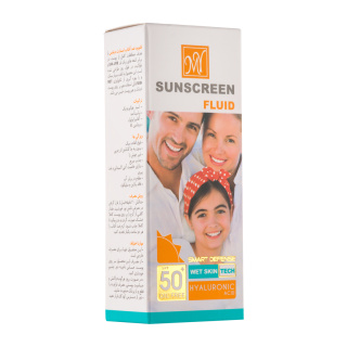 ضد آفتاب فلویید اصل مای مدل هیالورونیک اسید SPF50، مناسب پوست خشک و حساس، با خاصیت رطوبت‌رسانی و جذب سریع