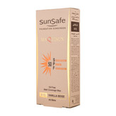 ضد آفتاب کرم پودری و پرایمری اصل سان سیف مدل مکیسان با SPF50، مناسب انواع پوست، دارای پوشش یکنواخت و بافت سبک