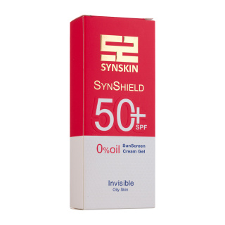 ژل کرم ضد آفتاب اصل ساین اسکین مدل Syn Shield با SPF50، مناسب انواع پوست، دارای بافت سبک و جذب سریع
