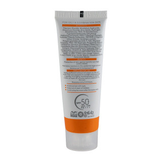 کرم ضد آفتاب رنگی اصل ژنوبایوتیک SPF50، مناسب پوست چرب و مختلط، با پوشش طبیعی و مقاوم در برابر تعریق