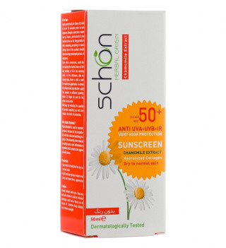 کرم ضد آفتاب بیرنگ شون SPF50 اصل، مناسب پوست خشک تا نرمال، فاقد چربی و پارابن، با جذب سریع