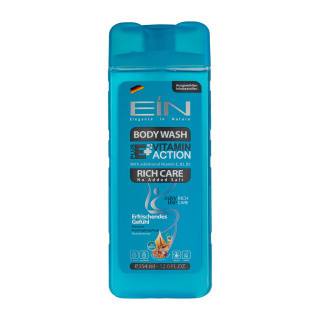 شامپو بدن ویتامینه EIN مدل Rich Care مناسب لطافت پوست، حاوی ترکیبات مغذی، با ضمانت اصالت کالا