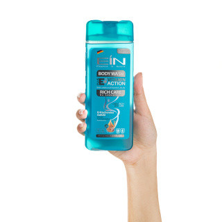 شامپو بدن ویتامینه EIN مدل Rich Care مناسب لطافت پوست، حاوی ترکیبات مغذی، با ضمانت اصالت کالا