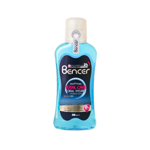 دهانشویه بنسر مدل Total Care Deep اصل با محافظت کامل از دهان و دندان، ضد باکتری و خوشبوکننده نفس