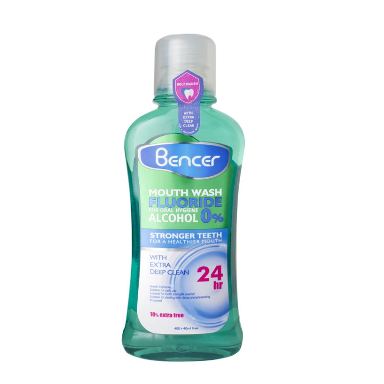 دهان شویه بنسر مدل Fluoride اصل | محافظت از مینای دندان با فلوراید و کاهش پوسیدگی