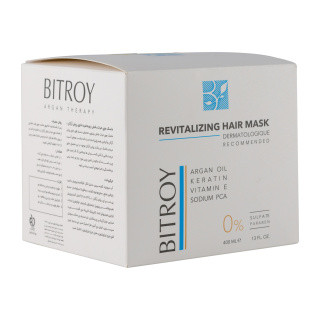 ماسک مو بیتروی حاوی روغن آرگان اصل برای بازسازی موهای آسیبدیده و خشک با فرمول مغذی و احیاکننده