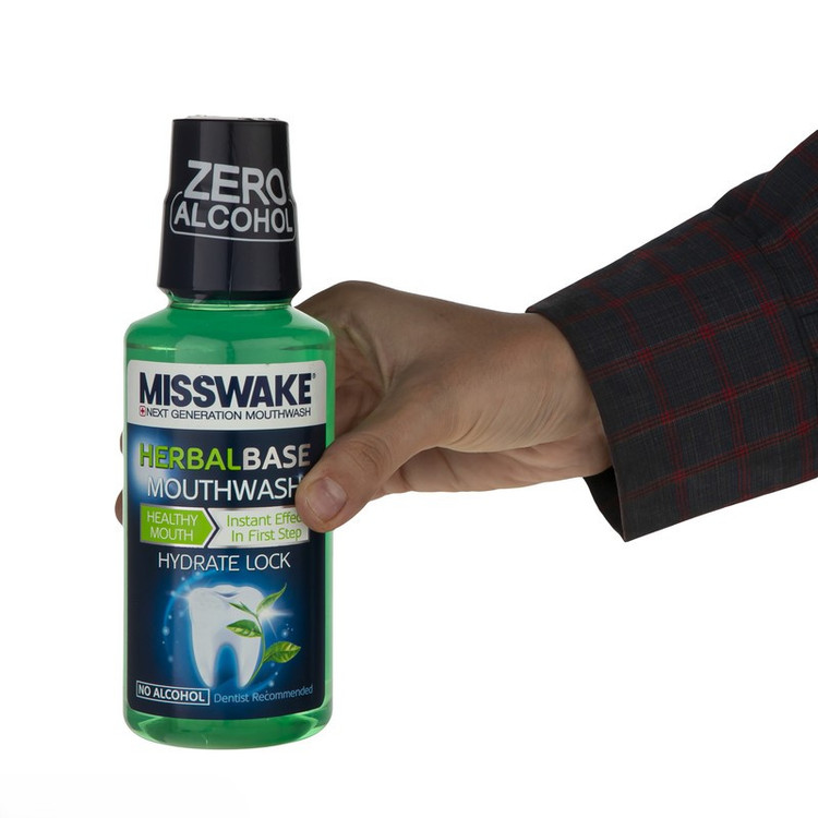 دهانشویه میسویک مدل Hydrate Lock حجم 400 میلیلیتر، مرطوبکننده و محافظ سلامت دهان و دندان