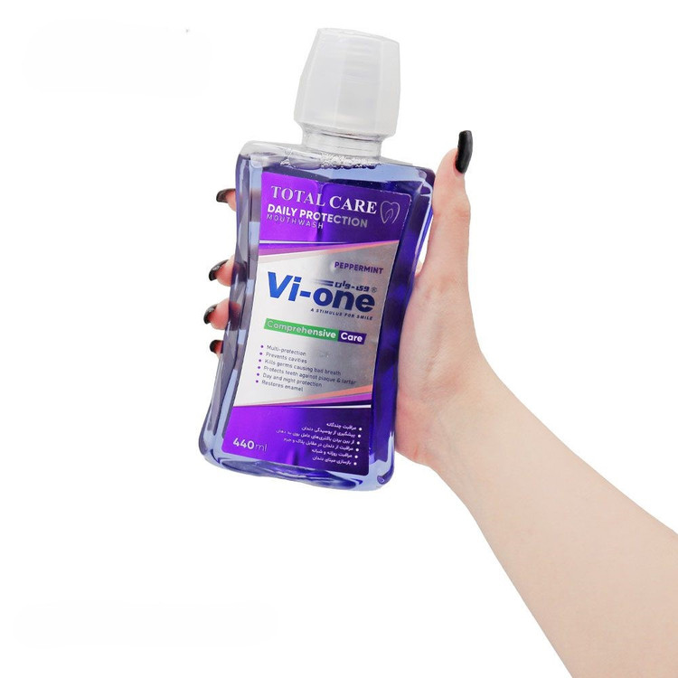 دهانشویه ویوان مدل Total Care اصل | محافظت کامل از دهان و لثه با ترکیبات ضدباکتری و خوشبوکننده