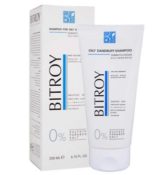 شامپو ضدشوره بیتروی مخصوص موهای چرب بدون سولفات | کنترل چربی و ضد شوره مؤثر