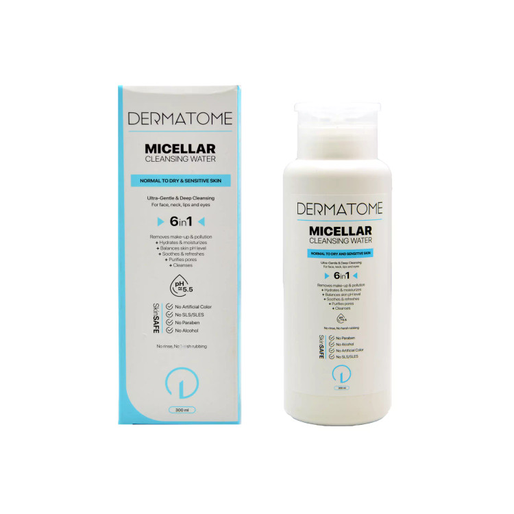 میسلار واتر مخصوص پوست نرمال تا خشک و حساس، محصول اصل فروشگاه هلسی بیوتی