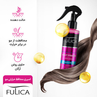 اسپری محافظ حرارتی مو فولیکا اصل فروشگاه هلسی بیوتی