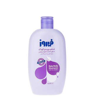 شامپو بدن کودک فیروز حاوی عصاره اسطوخودوس 450 میلی لیتر