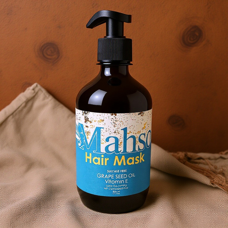 ماسک مو کراتین انگور و ویتامین E ماه سو اصل | هلسی بیوتی