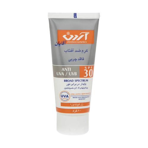 کرم ضدآفتاب فاقد چربی آردن مدل آقایان SPF 30