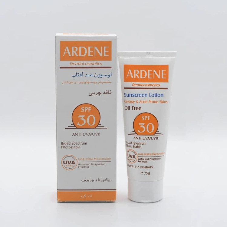 لوسیون ضد آفتاب صورت آردن SPF 30 اصل | هلسی بیوتی